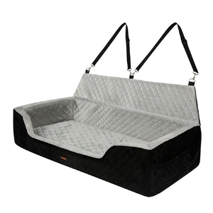 Dog Car Booster Seat Belt Pet Safe Protector Travel Bed