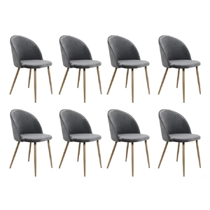 8x Dining Chairs Seat French
