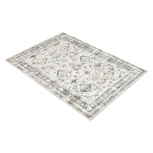 Marlow Floor Rug Vintage Short Pile Washable Carpet Soft Plush Non Slip