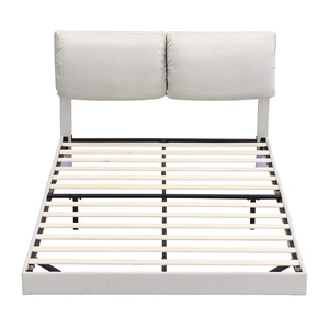 Double Floating Bed Frame