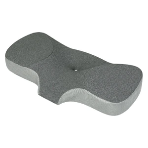 Dreamz Memory Foam Pillow Pillowcase Supprt Grey Rebound