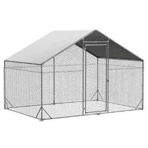 Large Metal Walk-in Chicken Coop Cage