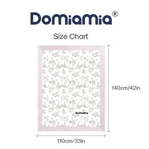 Domimia Thick Padded Minky Cotton Kids Blanket