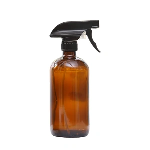Amber Glass Spray Bottles Trigger