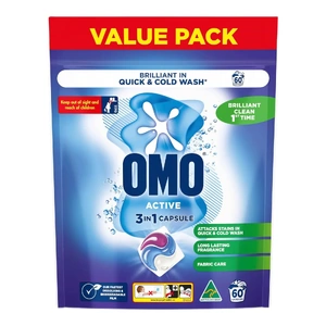 Omo 3 in 1 Active Laundry Capsules