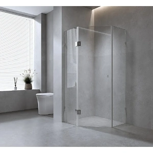 100cm Frameless Diamond Shower Screen