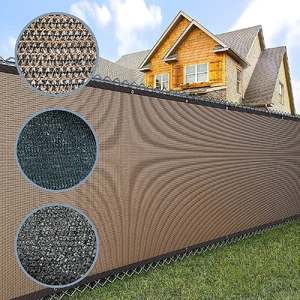 x 2m Fence Windscreen Privacy Screen Shade Cover Fabric Mesh Garden