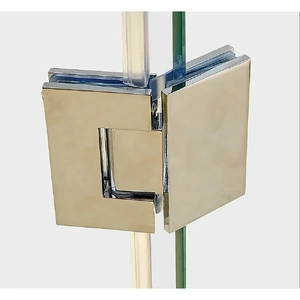 135° Glass-to-Glass Stainless steel Square Shower Hinge