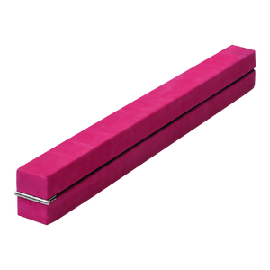 2.2m Gymnastics Folding Balance Beam Synthetic Suede