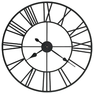 Vintage Wall Clock with Quartz Movement Metal