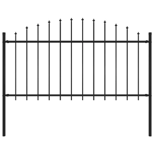 Garden Fence Woerden with Spear Top Steel