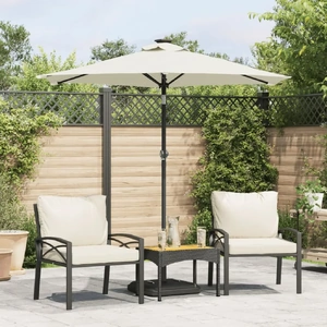 Garden Parasol with Steel Pole