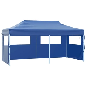 Professional Folding Party Tent with 4 Sidewalls 3x6 m Steel