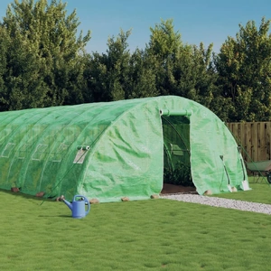 Greenhouse with Steel Frame Green 120 m²