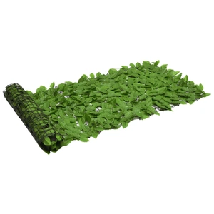 Balcony Privacy Screen with Green Leaves