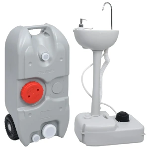 Portable Camping Hand Wash Stand and Water Tank Set