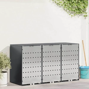 Wheelie Bin Storage for 3 Bins Anthracite