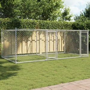 Dog Crate with Doors Galvanised Steel