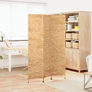 Room Divider 3-Panel Water Hyacinth