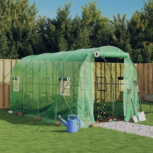 Greenhouse with Steel Frame 8 m²