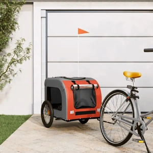 Pet Bike Trailer and Grey Oxford Fabric&Iron