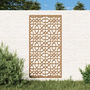 Garden Wall Decoration Corten Steel Moorish Design