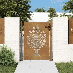 Garden Gate Corten Steel Tree Design