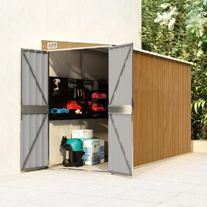 Wall-mounted Garden Shed Galvanised Steel