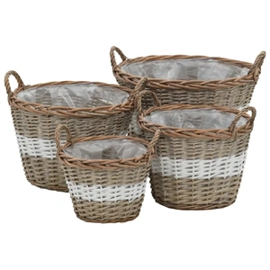 Raised Bed Wicker with PE Lining
