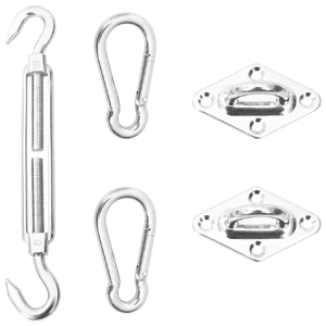 Sunshade Sail Mounting Kit Stainless Steel