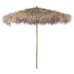 Bamboo Garden Parasol with Banana Leaf Roof