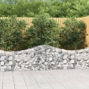 Arched Gabion Baskets Galvanised Iron