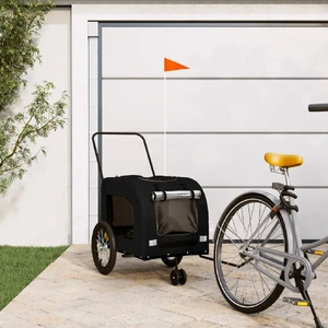 Pet Bike Trailer Oxford Fabric and Iron