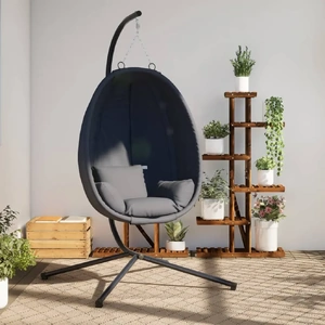 Hanging Egg Chair Stand Fabric Steel