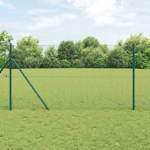 Fence Post Green mesh Steel
