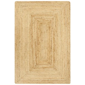 Handmade Rug Jute Natural
