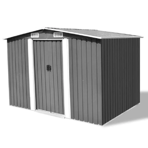 Garden Storage Shed Metal 257x205x178 cm