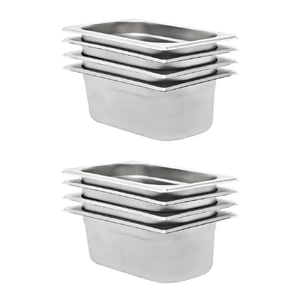 Gastronorm Containers GN Stainless Steel Gastronorm Pans Lids Range 3