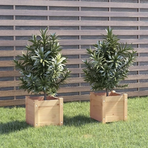 Garden Planter 31x31x31 cm Solid Pinewood