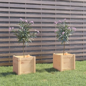 Garden Planter 40x40x40 cm Solid Pinewood