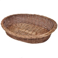 Willow Dog Basket Pet Bed Natural