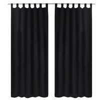 2 pcs Micro-Satin Curtains with Loops