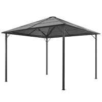 Gazebo with Roof Aluminium