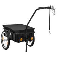Bike Cargo Trailer Hand Wagon 155 by 60 by 83 cm Steel