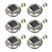 Outdoor Solar Lamps LED Round 12 cm White