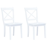 Dining Chairs Solid Rubber Wood