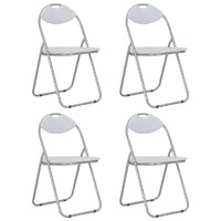 Folding Dining Chairs Faux Leather