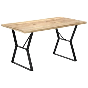 Dining Table 140 by 80 by 76 cm Solid Mango Wood