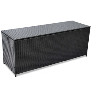 Garden Storage Box 150 by 50 by 60 cm Poly Rattan