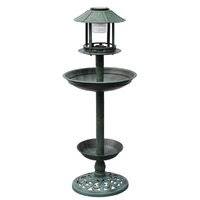 Bird Bath Feeder with Solar Light